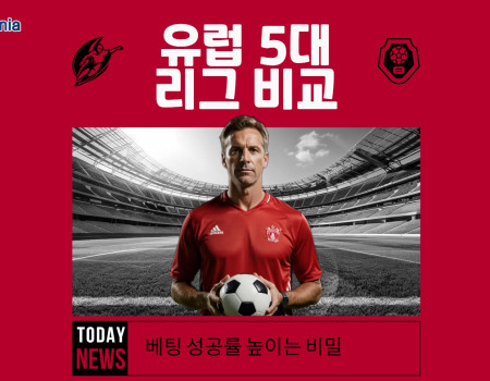 유럽 5대 리그 비교, 베팅 성공률 높이는 비밀