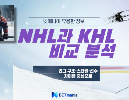 하키 NHL과 KHL 비교 분석
