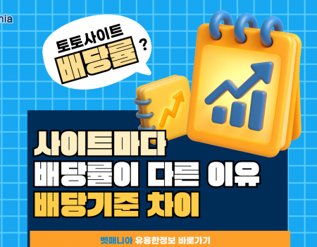 토토사이트마다 경기 배당률이 다른 이유와 배당 기준의 차이